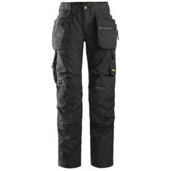 6701 Spodnie AllroundWork+ z workami kieszeniowymi - damskie kolor czarny Snickers Workwear