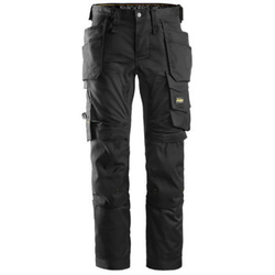 6241 Spodnie Stretch AllroundWork z workami kieszeniowymi kolor czarny