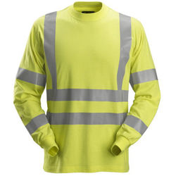 2461 T-shirt Odblaskowy ProtecWork – długi rękaw, EN 20471/3 Snickers Workwear