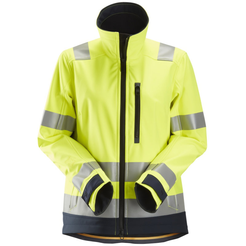 1237 Kurtka Odblaskowa Soft Shell AllroundWork - damska (klasa 2/3.) Snickers Workwear