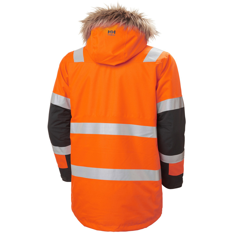 Kurtka zimowa odblaskowa Helly Hansen 71393_269 Parka Alna 2.0 kolor pomarańczowy