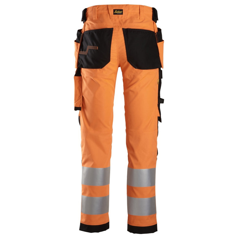 6243 Spodnie Odblaskowe Stretch AllroundWork z workami kieszeniowymi, EN 20471/2 Snickers Workwear