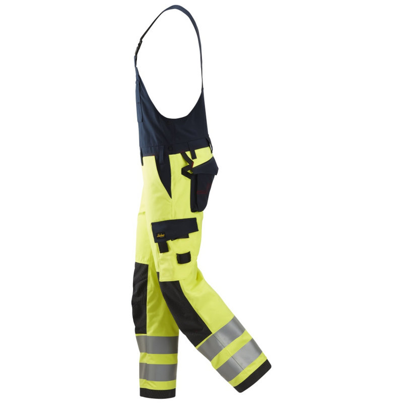 6060 Spodnie Odblaskowe ProtecWork z szelkami, EN 20471/2 Snickers Workwear