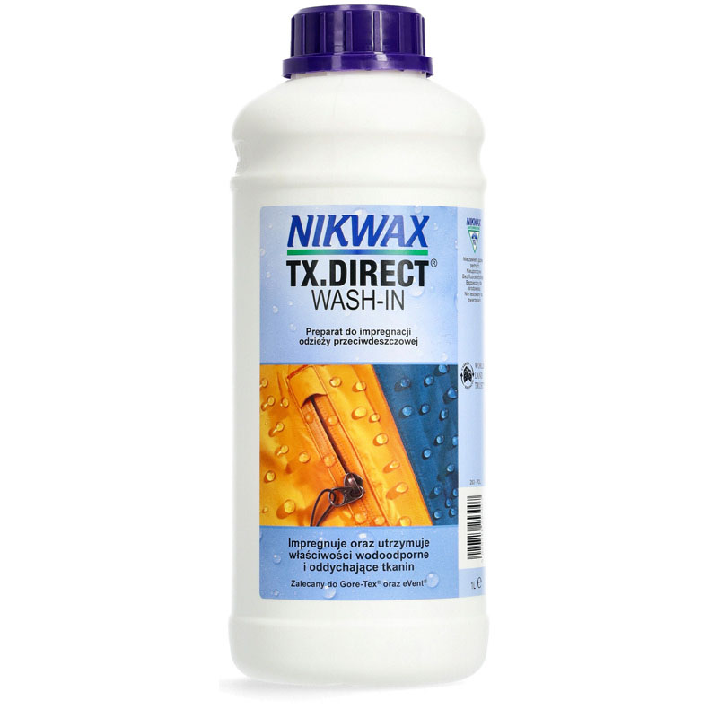 Preparat do impregnacji odzieży przeciwdeszczowej TX.Direct® Wash-In 1L Nikwax 253P01