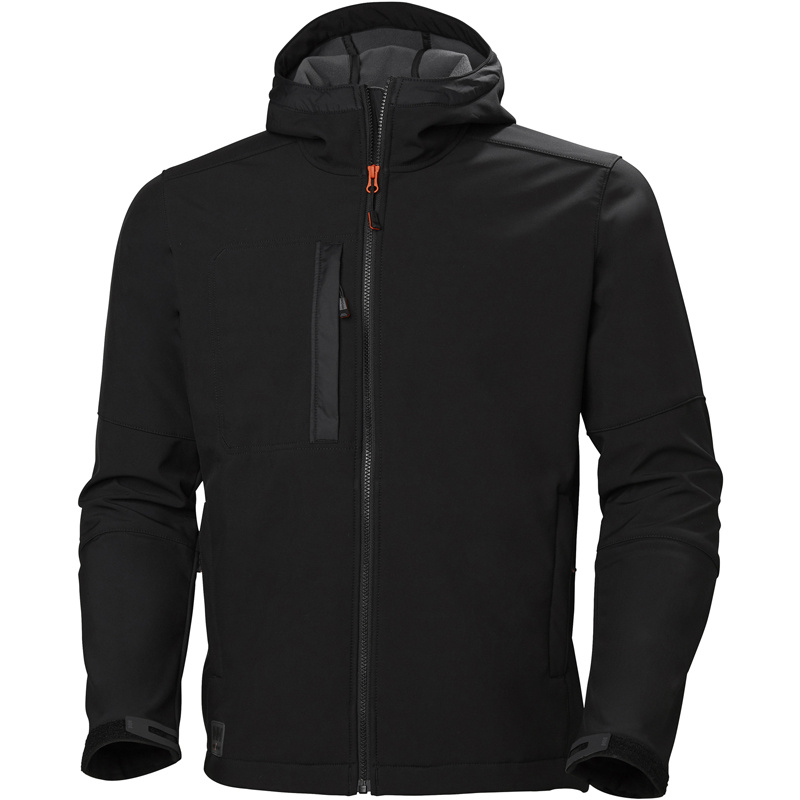 Kurtka Helly Hansen 74230_990 KENSINGTON HOODED SOFTSHELL JACKET kolor czarny