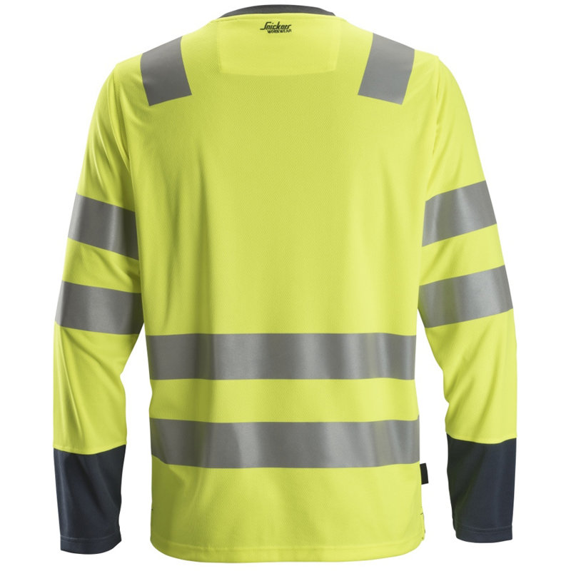 2433 T-shirt Odblaskowy AllroundWork – długi rękaw, EN 20471/2 Snickers Workwear