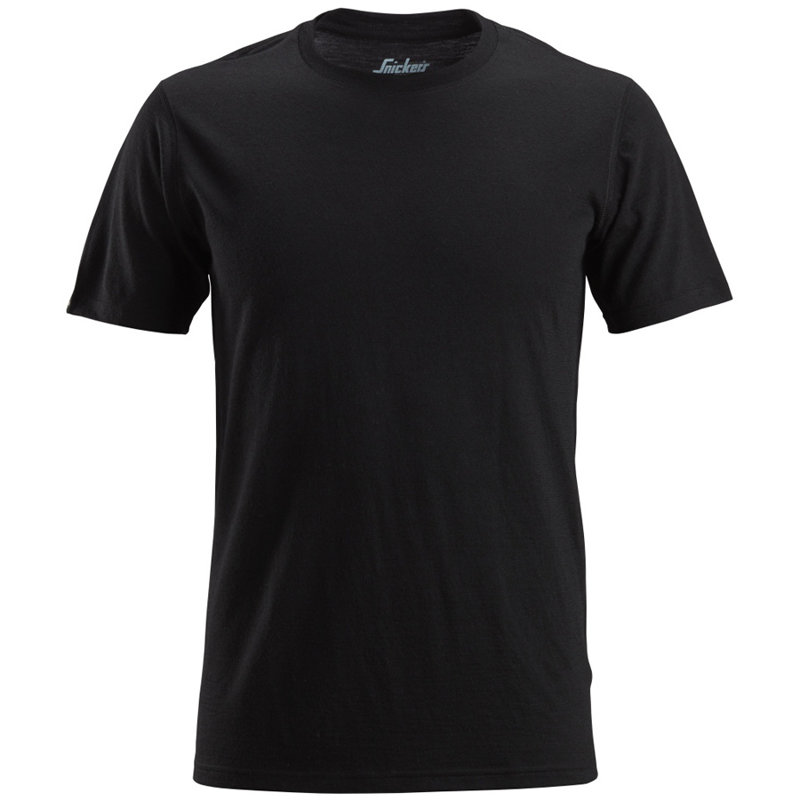 2527 T-shirt wełniany AllroundWork Snickers Workwear