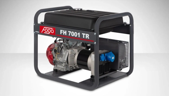 Zdjęcie 1 - Agregat prądotwórczy benzynowy 1-fazowy 6,2 kVA z AVR, zbiornik 45L z silnikiem Honda FOGO FH7001TR
