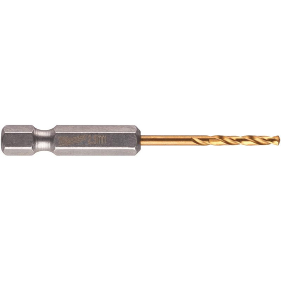 Zdjęcie 1 - Wiertło do metalu SWave HSS-G Tin 2.5mm -2szt. 48894704 Milwaukee