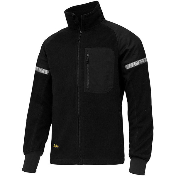 Zdjęcie 1 - 8005 Kurtka polarowa wiatroszczelna AllroundWork (kolor: czarny) Snickers Workwear