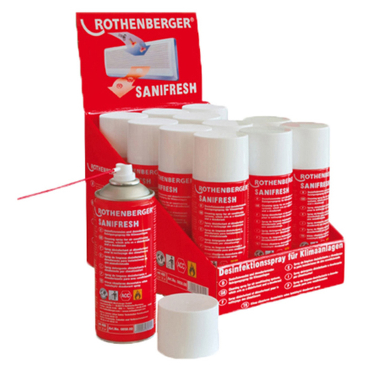 Zdjęcie 1 - Środek dezynfekujący SANIFRESH 12x400ml 0858.00 ROTHENBERGER