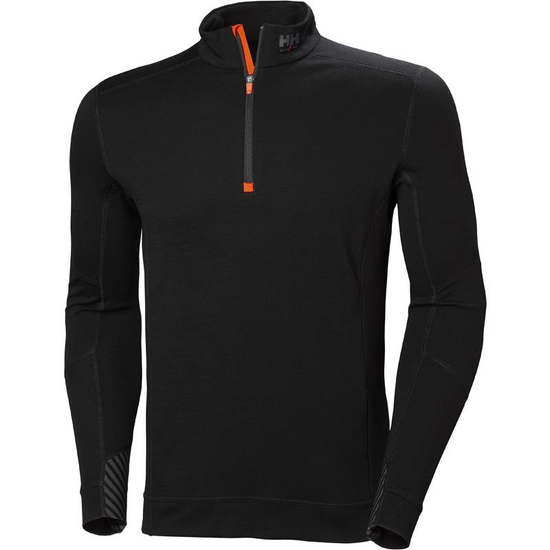 Zdjęcie 1 - Koszulka termoaktywna Helly Hansen 75107_990 HH LIFA Merino kolor czarny