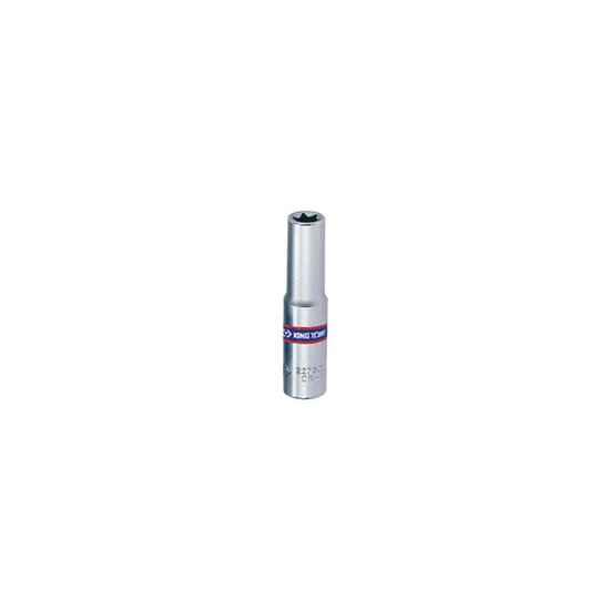 Zdjęcie 1 - NASADKA DŁUGA GWIAZDKOWA 1/4" E-TORX E5 x 50mm, Cr-V 227505M King Tony
