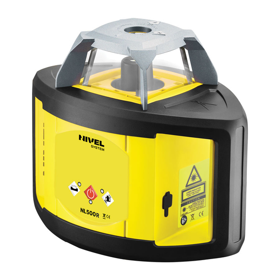 Zdjęcie 5 - Rotacyjny niwelator laserowy Nivel System NL500R DIGITAL z wiązką czerwoną