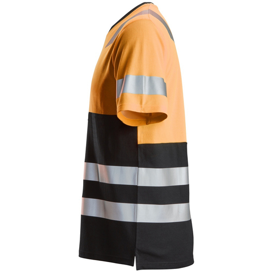 Zdjęcie 3 - 2534 T-shirt Odblaskowy AllroundWork, EN 20471/1 Snickers Workwear pomarańczowy