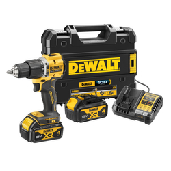 Wiertarko-wkrętarka akumulatorowa "100 lat" DeWalt DCD100YM2T 68Nm 18V XR 2x4.0Ah