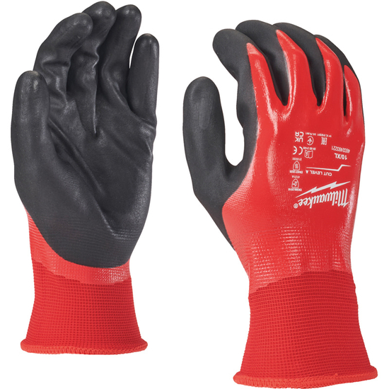Zdjęcie 1 - Rękawice w pełni powlekane nitrylem, odporne na przecięcia, poziom A - 11/XXL - 1 para Milwaukee 4932493222