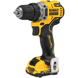 Nawigacja zdjęcie 2 - Wiertarko-wkrętarka akumulatorowa DeWalt DCD701D2 57Nm 12V XR 2x2Ah