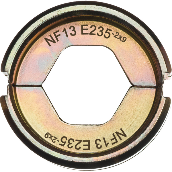 Zdjęcie 1 - Matryca zaciskowa NF13 do końcówek kablowych E235-2x9 do zaciskarki M18 HCCT109/42 Milwaukee 4932479688