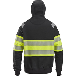 Nawigacja zdjęcie 2 - Bluza Odblaskowa z kapturem na suwak, EN 20471/1 Snickers Workwear 28380466