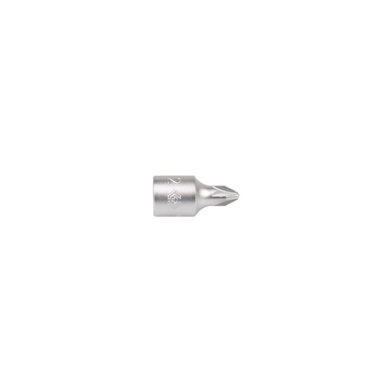 Zdjęcie 1 - NASADKA 1/4" Z KOŃCÓWKĄ KRZYŻAKOWĄ PZ2 x 25mm 201802X King Tony