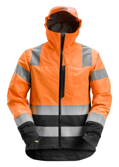 Zdjęcie 1 - 1330 Kurtka Przeciwdeszczowa Odblaskowa Shell AllroundWork – EN 20471/3 Snickers Workwear