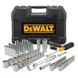 Zestaw narzędzi dla mechanika 1/4" 3/8" 84 elementy DeWALT DWMT81531-1