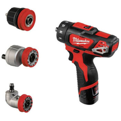 Wiertarko-wkrętarka akumulatorowa Milwaukee M12 BDDXKIT-202C 32Nm 12V 2x2Ah 4933447836