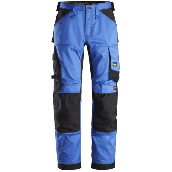 Zdjęcie 1 - 6351 Spodnie stretch AllroundWork+ luźno dopasowane Snickers Workwear niebieskie