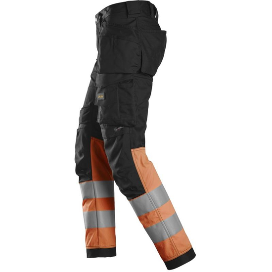 Zdjęcie 3 - Spodnie Odblaskowe Stretch z workami kieszeniowymi, EN 20471/1 Snickers Workwear 62340455
