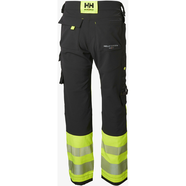 Zdjęcie 2 - Spodnie odblaskowe Helly Hansen 77471_369 ICU HI VIS CONSTRUCTION PANT CL 1 kolor żółty