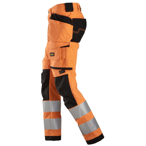 Zdjęcie 2 - 6243 Spodnie Odblaskowe Stretch AllroundWork z workami kieszeniowymi, EN 20471/2 Snickers Workwear