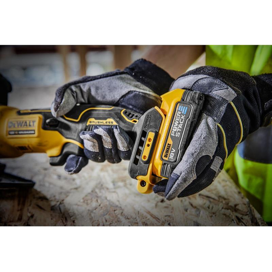 Zdjęcie 5 - Pilarka tarczowa akumulatorowa DeWalt DCS571E1T 115mm 18V XR Powerstack 1x1.7Ah