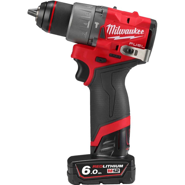 Zdjęcie 2 - Wiertarko-wkrętarka udarowa akumulatorowa Milwaukee M12 FPD2-602X 45Nm 12V 2x6Ah 4933479870