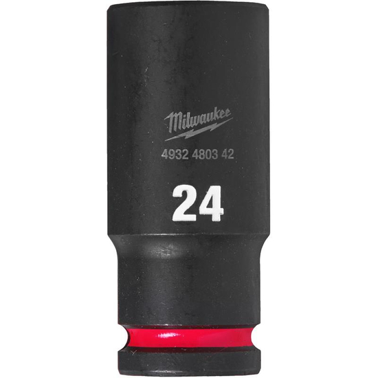 Zdjęcie 1 - Nasadka udarowa HEX 1/2" długa 24 mm Milwaukee 4932480342