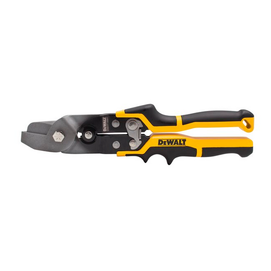 Zdjęcie 2 - Nożyce ERGO HVAC Stempel DeWALT DWHT14691-0