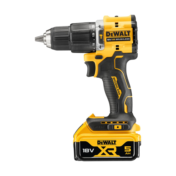 Zdjęcie 3 - Wiertarko-wkrętarka akumulatorowa "100 lat" DeWalt DCD100YP2T 68Nm 18V XR 2x5.0Ah