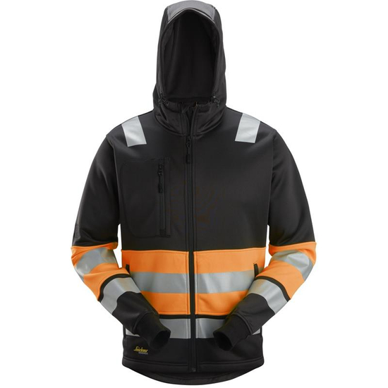 Zdjęcie 1 - Bluza odblaskowa z kapturem na suwak, EN 20471/1 Snickers Workwear 80380455
