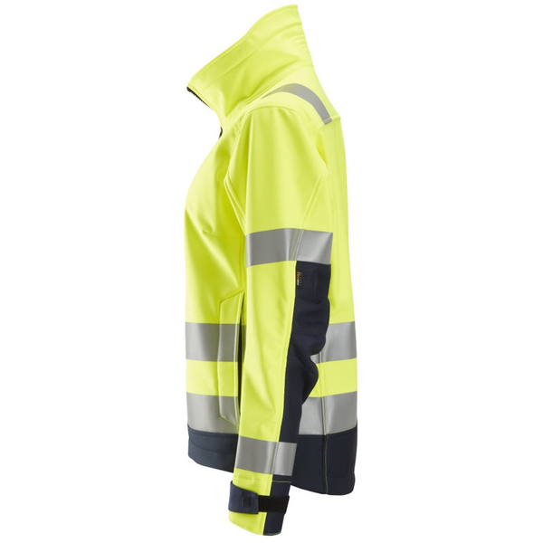 Zdjęcie 3 - 1237 Kurtka Odblaskowa Soft Shell AllroundWork - damska (klasa 2/3.) Snickers Workwear