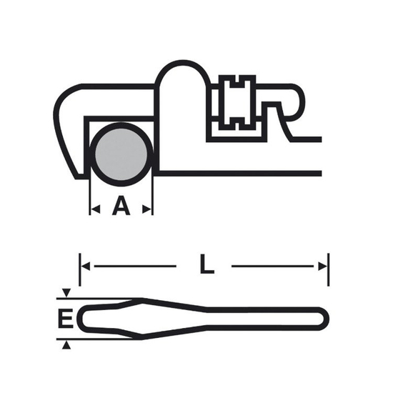 Zdjęcie 2 - Klucz Viragrip długość 48" o dużej wydajności VIRAX 013848