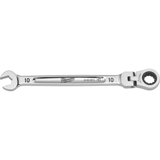 Zdjęcie 1 - Klucz płasko-oczkowy MAXBITE™ z ruchomą główką grzechotki 10 mm - 1 szt. Milwaukee 4932480183