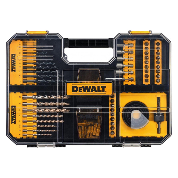 Zdjęcie 1 - Zestaw bitów, nasadek, wierteł. Dewalt DT71569