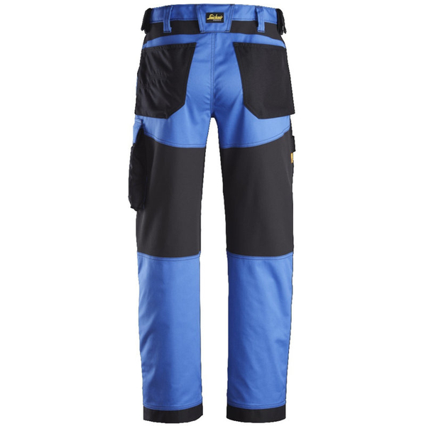 Zdjęcie 4 - 6351 Spodnie stretch AllroundWork+ luźno dopasowane Snickers Workwear niebieskie