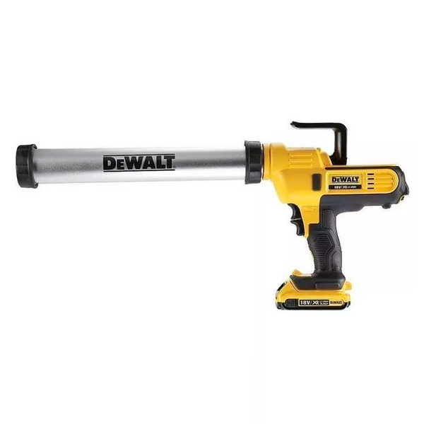 Zdjęcie 1 - Pistolet do silikonu akumulatorowy DeWalt DCE580D1 600ml 18V XR 1x2Ah