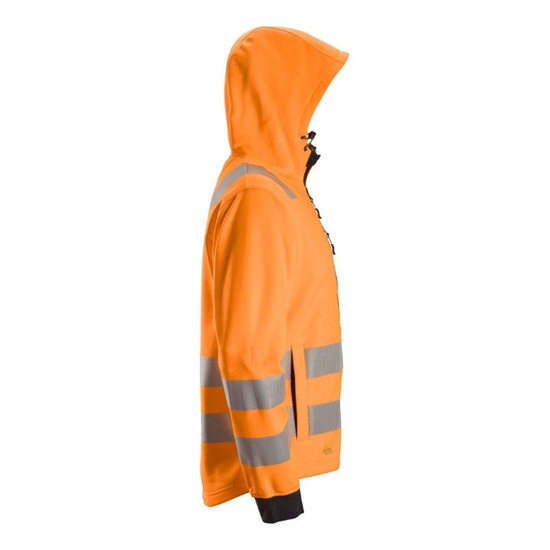 Zdjęcie 3 - 8039  Bluza Odblaskowa AllroundWork z kapturem, EN 20471/2/3 kolor pomarańczowy Snickers Workwear