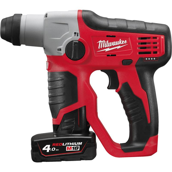 Zdjęcie 1 - Młotowiertarka akumulatorowa Milwaukee M12 H-402C SDS-Plus 0.9J 12V 2x4Ah 4933441164