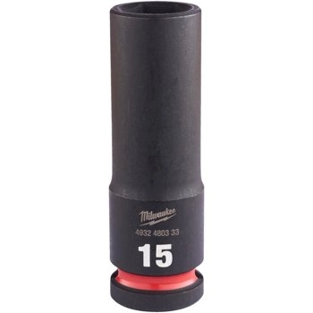 Nasadka udarowa HEX 1/2" długa 15 mm Milwaukee 4932480333