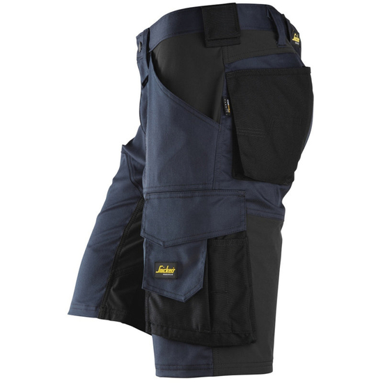 Zdjęcie 3 - 6153 Spodnie Krótkie Stretch luźne Snickers Workwear granatowe