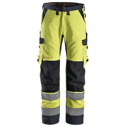 Nawigacja zdjęcie 1 - 6361 Spodnie robocze odblaskowe ProtecWork z obustronnymi kieszeniami na nogawkach, EN 20471/2 Snickers Workwear
