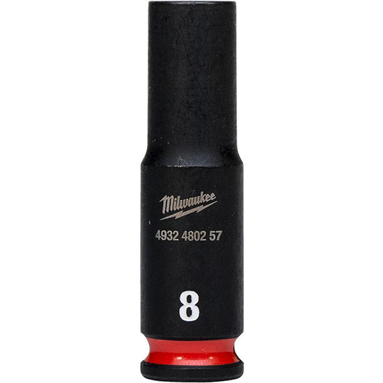 Zdjęcie 1 - Nasadka udarowa długa SHW 1/4" 8 mm, Hex Milwaukee 4932480257